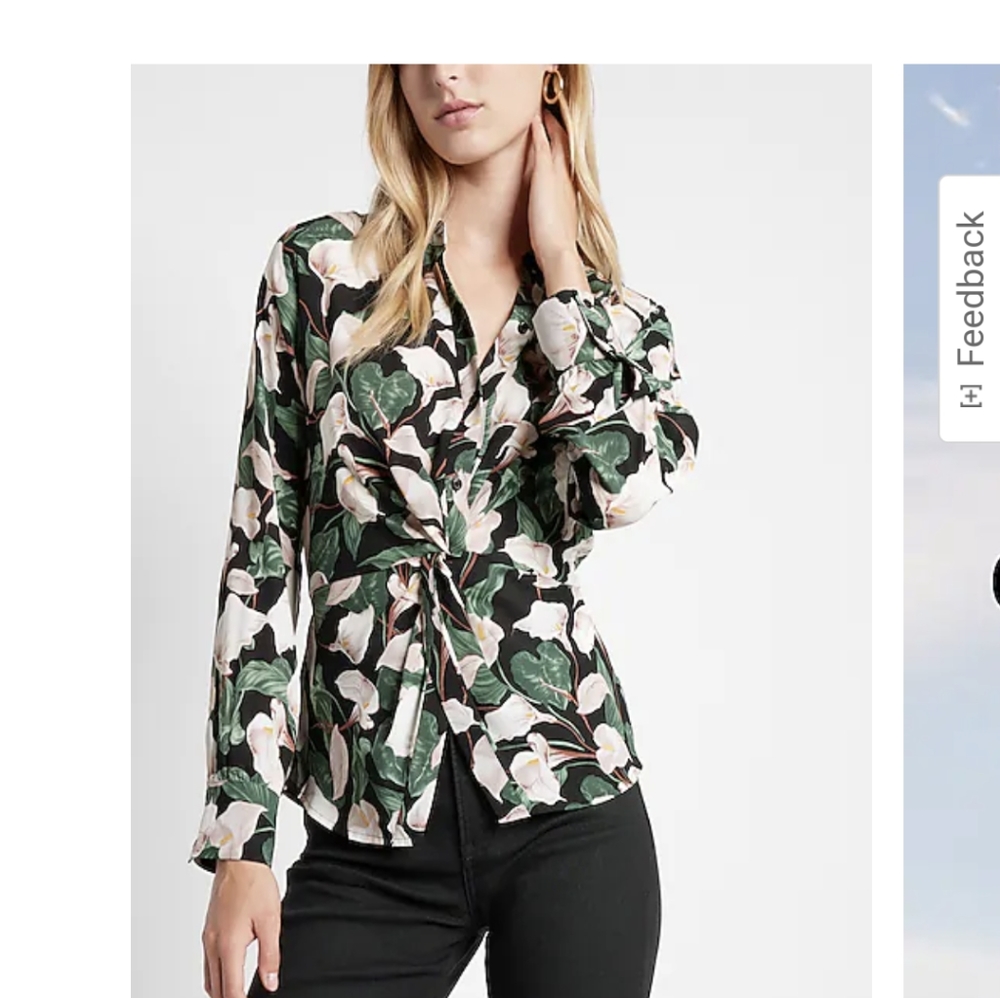 NWT Express shirt. Size XS